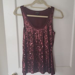 Express Sequence Tank Top